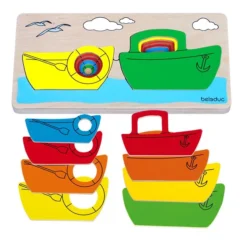 Beleduc Houten Lagen Puzzel Schip