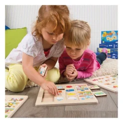 Beleduc Houten Sorteerpuzzel Jaargetijden