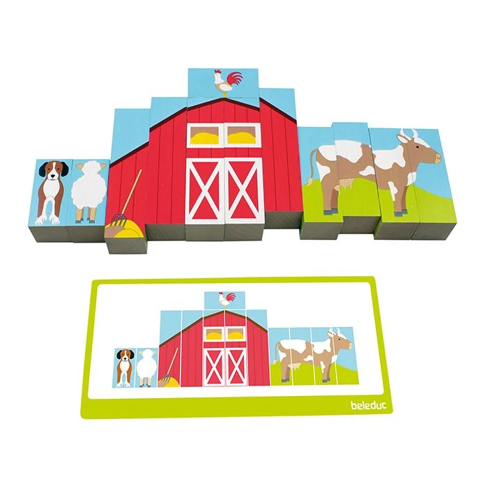 Beleduc Blokpuzzel Boerderij
