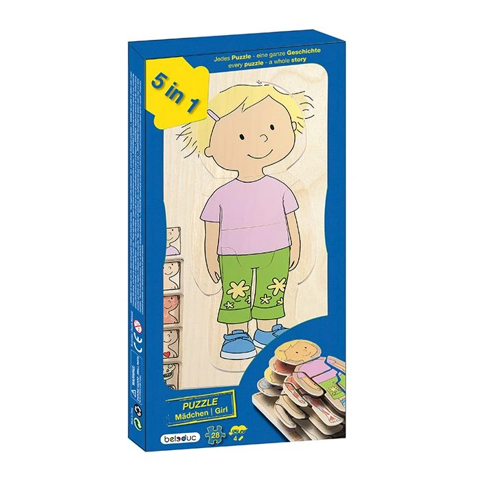 Beleduc Houten Groeipuzzel Meisje