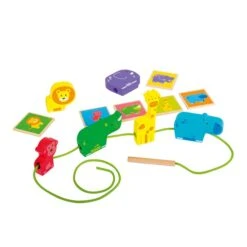 Beleduc Houten Rijgspel Dieren