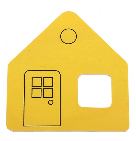 Beleduc Vormenpuzzel Huis 5-laags Junior Hout 5 Stukjes - Afbeelding 3