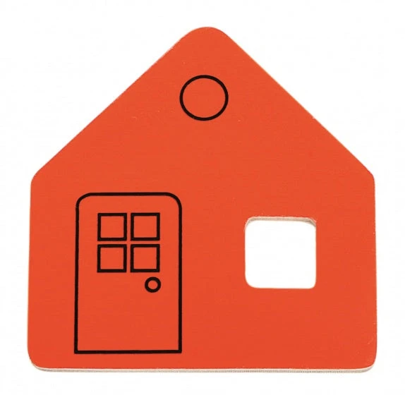 Beleduc Vormenpuzzel Huis 5-laags Junior Hout 5 Stukjes - Afbeelding 5