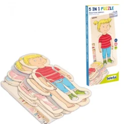 Beleduc Lagenpuzzel Meisje 29 Stukjes