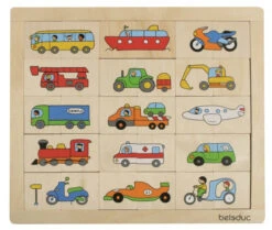 Beleduc Legpuzzel Fantasievoertuigen 30 Stukjes