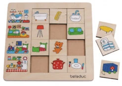 Beleduc Puzzel Ons Huis 12 Stukjes 25 Cm