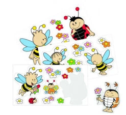 Beleduc Wandstickers Bijen Junior 3 Vellen
