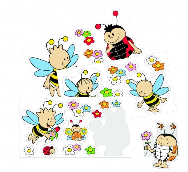 Beleduc Wandstickers Bijen Junior 3 Vellen