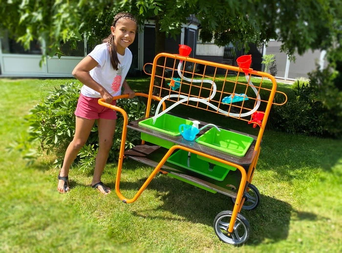 Beleduc Tuinspeelgoed - Rollende Zand- En Watertafel - Afbeelding 2