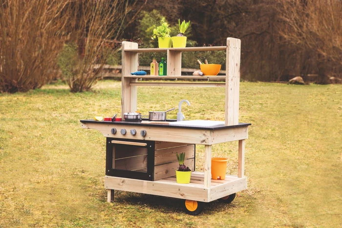 Beleduc Tuinspeelgoed - Rollende Modderkeuken - Afbeelding 2