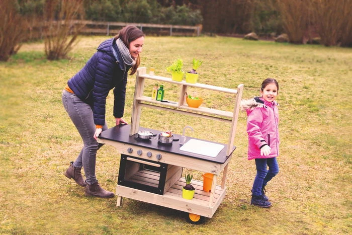 Beleduc Tuinspeelgoed - Rollende Modderkeuken